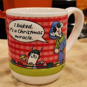 Hallmark Maxine‎ I Baked Its A Christmas Miracle 16 oz. Cup